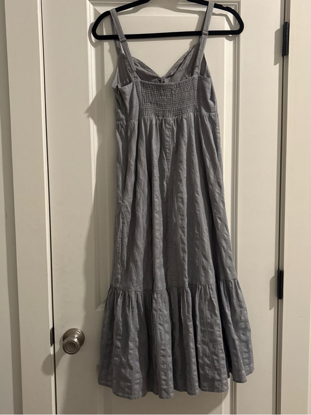 Gentle Fawn Shae Front Twist Maxi Dress Gray size XS - Picture 6 of 8